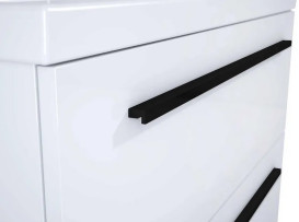 Ручка для шкафчика Roca Kwadro 60 см алюминий черный матовый A817031485