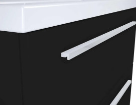 Ручка для шкафчика Roca Kwadro 60 см алюминий белый матовый A817031576