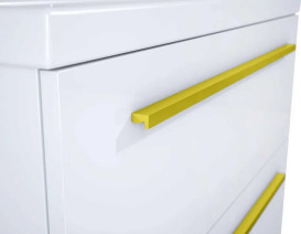 Ручка для шафки Roca Kwadro 60 см алюміній золото A817031557