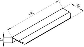 Ручка для тумбы Ravak Comfort II металл хром X000001825