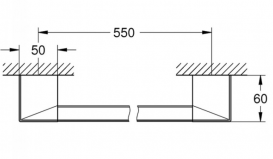 Ручка для ванной Grohe Selection Cube хром 40807000