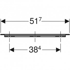 Ручка Geberit iCon для тумби під умивальник 51,7 см білий матовий 502.358.01.1