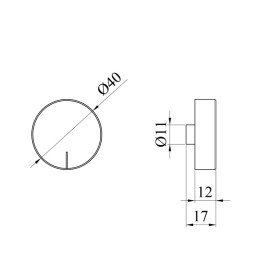 Ручка регулировки для водонагревателя Kroner Runder CV031640