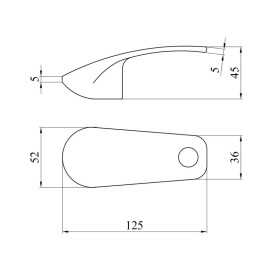 Ручка смесителя Kroner KRP Konstante-C940 хром CV031407