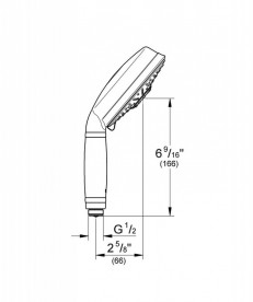 РІЧНИЙ ДУШ GROHE Rainshower Rustic 130 ХРОМ 27129000