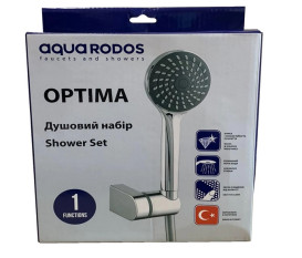 Ручной душ на держателе Аквародос Optima хром АР000040441