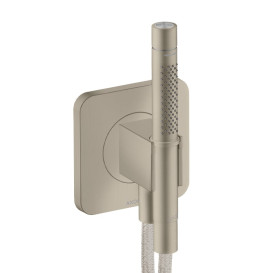 Ручной душ на держателе Hansgrohe Axor Citterio C 2-режимный матовый никель 49626820