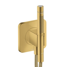 Ручной душ на держателе Hansgrohe Axor Citterio C 2-режимный полированное золото 49626990
