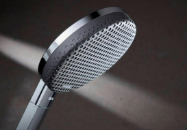 Ручной душ на держателе Hansgrohe Raindance Alive Select S 3-режимный EcoSmart хром 24611000