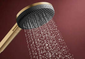 Ручний душ Hansgrohe Raindance Alive Select S 3-режимний EcoSmart бронза 24611140