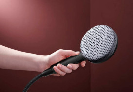 Ручной душ на держателе Hansgrohe Raindance Alive Select S 3-режимный EcoSmart черный матовый 24611670