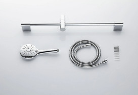 Ручний душ на штанзі Аквародос Imperial IM-F03 3-режимний хром АР000040495