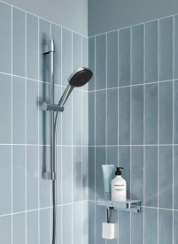 Ручной душ на штанге Grohe QuickFix Vitalio Comfort 110 2-режимный хром 26398001