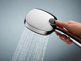 Ручной душ на штанге Grohe QuickFix Vitalio Comfort 110 2-режимный хром 26398001