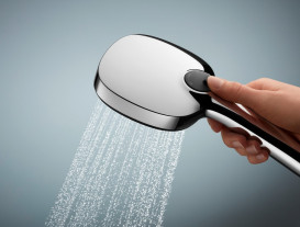 Ручний душ на штанзі Grohe QuickFix Vitalio Comfort 110 2-режимний хром 26929001