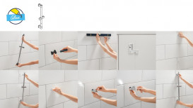 Ручний душ на штанзі Grohe QuickFix Vitalio Comfort 110 2-режимний хром 26929001