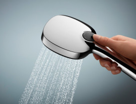 Ручний душ на штанзі Grohe QuickFix Vitalio Comfort 110 3-режимний хром 26932001