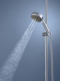 Ручной душ на штанге Grohe Quickfix Vitalio Comfort 100 2-режимный хром 26098000