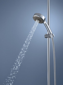 Ручной душ на штанге Grohe Quickfix Vitalio Comfort 100 2-режимный хром 26098000