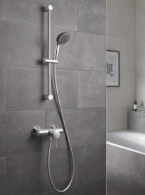 Ручний душ на штанзі Grohe Vitalio Start Quickfix 100 2-режимний хром 27948000