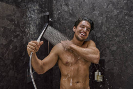 Ручной душ на штанге Hansgrohe Pulsify E EcoSmart+ 1 режим хром 24371000