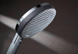 Ручний душ на штанзі Hansgrohe Raindance Alive Select S 65 см 3 режими EcoSmart хром 24600000