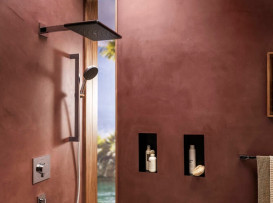 Ручний душ на штанзі Hansgrohe Raindance Alive Select S 65 см 3 режими EcoSmart хром 24600000