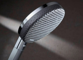 Ручной душ на штанге Hansgrohe Raindance Alive Select S 90 см 3 режима EcoSmart хром 24601000