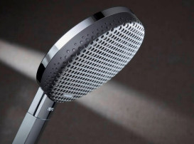 Ручной душ на штанге Hansgrohe Raindance Alive Select S 65 см 3 режима EcoSmart хром 24602000