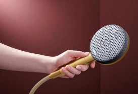 Ручной душ на штанге Hansgrohe Raindance Alive Select S 65 см 3 режима EcoSmart бронза 24602140