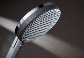 Ручной душ на штанге Hansgrohe Raindance Alive Select S 90 см 3 режима EcoSmart хром 24603000