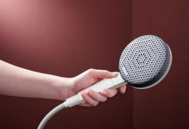 Ручной душ на штанге Hansgrohe Raindance Alive Select S 90 см 3 режима EcoSmart белый матовый 24603700