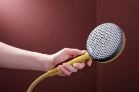 Ручной душ на штанге Hansgrohe Raindance Alive Select S 90 см 3 режима EcoSmart золото 24603990