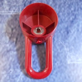 Рукоятка для змішувача Hansgrohe Axor Uno метал червоний 13690430