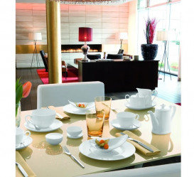 Цукорниця з кришкою Villeroy & Boch Stella Hotel 350 мл преміум фарфор білий 16-3272-0960