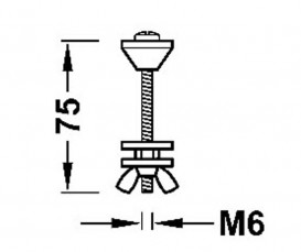 Саморезы для крепления бачка к унитазу Tres 25477008