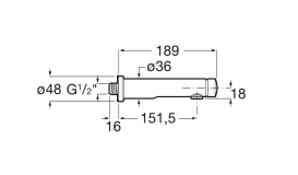 Самозакрывающийся кран для раковины Roca Avant для холодной воды хром A5A7979C00