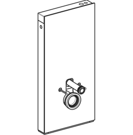 Сантехнічний модуль Geberit Monolith Plus для підвісного унітазу кераміка/алюміній сланець/чорний хром 131.221.00.7