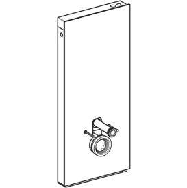 Сантехнический модуль Geberit Monolith Plus для подвесного унитаза керамика/алюминий сланец/черный хром 131.231.00.7