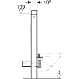 Сантехнічний модуль Geberit Monolith Plus для підвісного унітазу скло/алюміній пісочно-сірий 131.231.JL.7