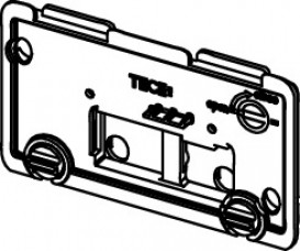 Кришка, що знімається бачка інсталяції TECE TECEspare прозора 9820017
