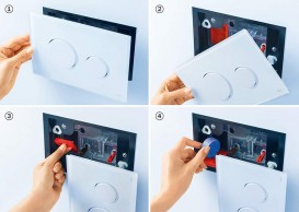Съемная крышка бачка с контейнером для гигиенических таблеток Tece TECEprofil для бачков 9240950