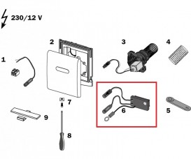 Сенсор інфрачервоний для панелі змиву Tece TECEplanus 12В 9820088