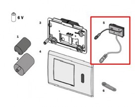 Сенсор инфракрасный для панели смыва Tece TECEplanus 6В 9820198