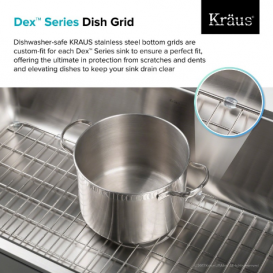 Сітка для мийки донна Kraus нержавіюча сталь BG1517