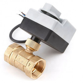 Шаровой клапан Tervix Pro Line ORC 2-ходовой н/о 1/2'' DN15 с электроприводом латунь 201112