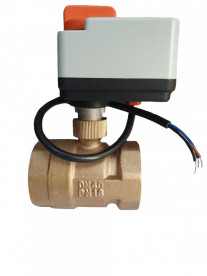 Кульовий клапан Tervix Pro Line ORC2 2-ходовий н/о 2'' DN50 з електроприводом латунь 201166