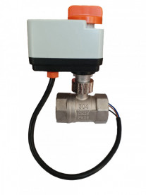 Кульовий клапан Tervix Pro Line ORC2 2-ходовий н/в 1/2'' DN15 з електроприводом нержавіюча сталь 201171