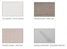 Шафа-пенал підвісний Kerasan Comunita світлий дуб 917749