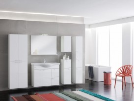 Шафка для ванної Kolpa-san Fiona F 602 підвісна 30х60 см ДСП з покриттям з ПВХ білий 507790